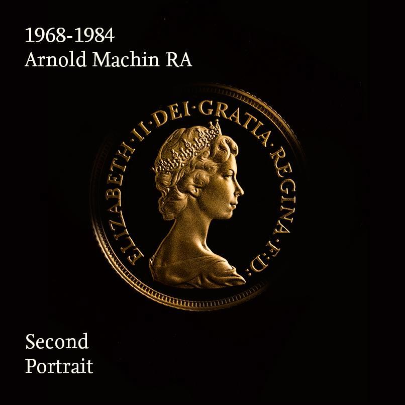 Mincovní portrét královny Alžběty II 1968-1984