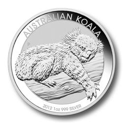 Stříbrná mince Koala - 1 oz (Austrálie) - Líc