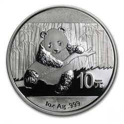 Stříbrná mince Panda 1 Oz (Čína) - Líc