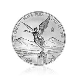 Stříbrná mince Libertad - 2 Oz (Mexiko) - Líc