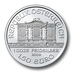 Stříbrná Mince Philharmoniker 1 Oz - Líc