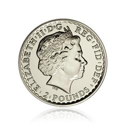 Stříbrná mince Britannia 1 Oz (různé ročníky) - Rub