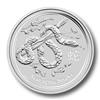 Stříbrná Mince Rok Hada 2013 - 5 Oz - Líc