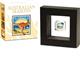 Stříbrná mince Léto 2013 1 Oz PROOF SQUARE COIN -  v moderní vitríně