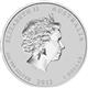 Stříbrná mince Lunární Série II - Rok Draka 2012 - 1 OZ (Austrálie) kolorovaná edice ANA COIN SHOW SPECIAL