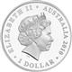 Stříbrná mince - 100. let od zavedení Australských mincí 1910-2010 1OZ - Rub
