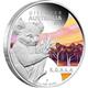 Sada stříbrných mincí ze série "Discover Australia" 2013 1oz Proof - Líc