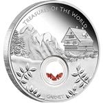 Stříbrná mince Europe 2013 1oz Proof s granáty - Líc 