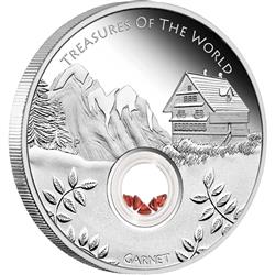 Stříbrná mince Europe 2013 1oz Proof s granáty - Líc 
