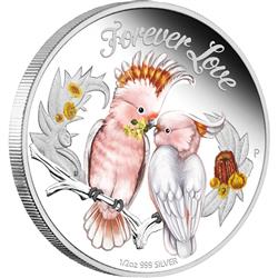 Stříbrná mince - FOREVER LOVE 2014 1/2 oz PROOF - Líc