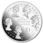 60. výročí korunovace královny Alžběty II 2013 1 Oz PROOF  