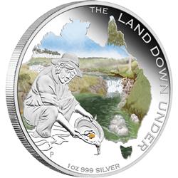 Stříbrná mince - Gold Rush 2014 1OZ PROOF - Líc