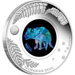 AUSTRALIAN OPAL SERIES – Tasmánský ďábel 2014 1OZ - Líc