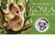 Stříbrná mince -AUSTRALIAN KOALA kolorovaná 2014 1 OZ - V originální dárkové kartě