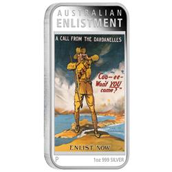 "Zařazení 2014" 1 Oz - série Australské plakáty 1.světové války - Líc