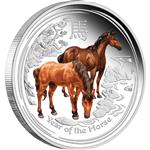 PERTH ANDA COIN SHOW SPECIAL – 2014 Rok Koně 2 Oz - Líc