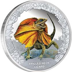 Agama límcová 2013 1oz ze série Pozoruhodní plazi - Líc