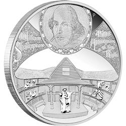 450. výročí narození Williama Shakespeara 2014 5 oz - Líc