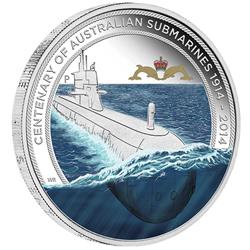Stoleté výročí Australských ponorek 2014 1OZ - Líc