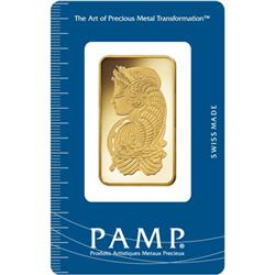 Investiční zlatý slitek PAMP Fortuna  1 Oz - Líc