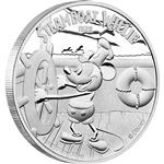 Stříbrná mince Disney - parník Willie 2014 1 Oz  Proof  - Líc