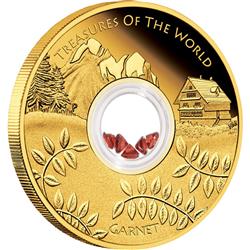 Zlatá mince Europe 2013 1oz Proof s granáty - líc