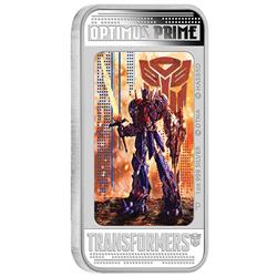 Stříbrná mince Transformers - Optimus Prime 2014 1oz - Líc I