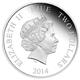 Stříbrná mince Disney -  Kačer Donald 80. výročí  2014 1 Oz  Proof - Rub