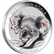Sada 3ks 1/2 Oz kolorovaných stříbrných mincí AUSTRALIAN OUTBACK 2014 - Líc - koala