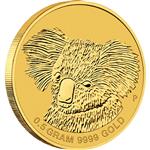 Zlatá mince MINI KOALA 2014 0.5 g GOLD  - Líc