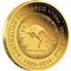 Sběratelská sada 5ti zlatých  Mincí Australský Klokan  Gold Proof - výročí 25 let - 1/10 Oz Líc
