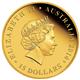 Sběratelská sada 5ti zlatých  Mincí Australský Klokan  Gold Proof - výročí 25 let - 1/10 Oz Rub
