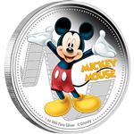 Disney – Mickey Mouse 2014 1oz Stříbrná sběratelská mince Proof - Líc