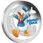 Disney – Kačer Donald 2014 1oz Sříbrná sběratelská mince Proof - Líc