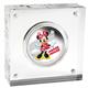 Disney – Minnie Mouse 2014 1oz Stříbrná sběratelská mince Proof - v moderní plexi vitríně, která umožňuje 360&deg; prezentaci