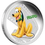 Disney – pes Pluto 2014 1oz Stříbrná sběratelská mince Proof - Líc