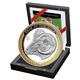 Stříbrná mince pozlacený "Year of the Goat" Rok Kozy 1 oz 2015 Proof High Relief - v dárkové kazetě