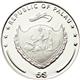Stříbrná mince čtyřlístek pro štěstí 2015 Four leaf clover ounce of luck 1 oz Palau Proof - Rub