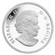 Stříbrná mince Sýkorka se zimními plody, SWAROVSKI, CHICKADEE SWAROVSKI WINTER BERRY 1 oz 2014  Proof Canada - Rub