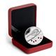 Stříbrná mince Sýkorka se zimními plody, SWAROVSKI, CHICKADEE SWAROVSKI WINTER BERRY 1 oz 2014  Proof Canada - v dárkové kazetě