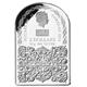 Stříbrná pozlacená mince  Adolf Hyla:  Boží milosrdenství ( Divine Mercy) 2 oz 2014   Proof - Rub
