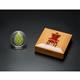 Stříbrná mince zelené Faberge vejce s českými křišťály ( Imperial eggs green diamond cloisonne Faberge ) 2015 Proof - set v černém