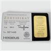 Zlatý slitek 1 Oz Kinebar - Líc