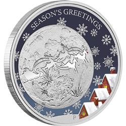 Stříbrná mince - Vánoce2014 1/2oz Proof - Líc