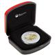 Stříbrná mince Lunární Série II - Rok Kozy 2015 - 1 Oz - zlacená edice - v dárkové kazetě