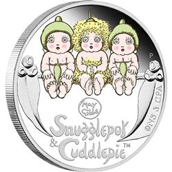 Snugglepot & Cuddlepie™ 2015 1/2oz Silver Proof Coin - Líc