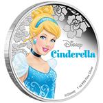 Stříbrná mince Disney Popelka (Princess - Cinderella) 2015 1oz Proof - Líc