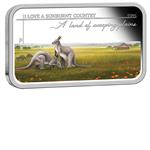 Stříbrná mince - série  Sunburnt Country 2015 1 oz  Proof Austrálie - Líc