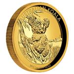 Zlatá mince Australský kolala 2015 Australian Koala - 1 oz Gold Proof High Relief - Líc