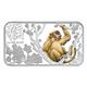 Sada 4 stříbrných kolorovaných mincí  - Lunární kalendář Rok opice 2016 Year of the Monkey proof - Líc